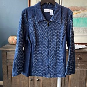 Alfred Dunner Jean jacket size 16